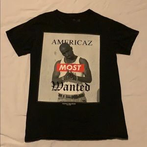 Black Vintage Tupac T shirt